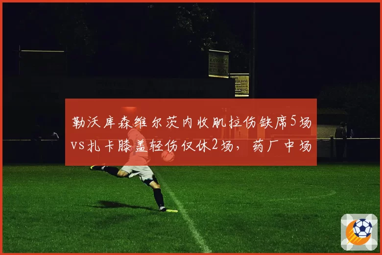 勒沃库森维尔茨内收肌拉伤缺席5场vs扎卡膝盖轻伤仅休2场，药厂中场硬度遭双重考验